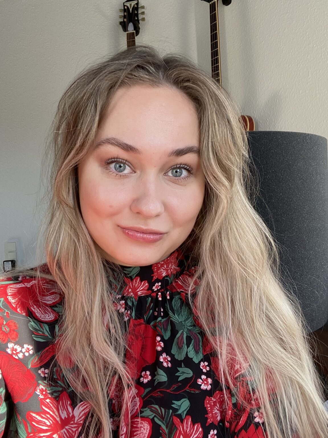 Portræt af Julie Victoria, sangerinde